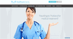 Desktop Screenshot of healthcarehands.com